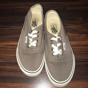 Kid’s Gray Vans